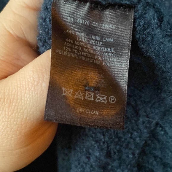 Angel of the North (Anthro) wool blend cowl neck sweater with button sides XS - Picture 11 of 16